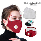 Protective Cotton Mask Integrated With Goggles Mask With Breathing Costumes Cosplay Accessories masque mascarillas