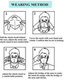 12-24 hours Shipping Disposable Protective Anti Flu Dust Pollution Mask Face Allergy Particulate Face Filter Air Purification