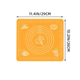 Silicone Kitchen Kneading Dough Mat Cookie Cake Baking Mat Tools Thick Non-stick Rolling Mats Pastry Accessories Sheet Pads
