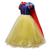 2022 Children Girl Snow White Dress for Girls Prom Princess Dress