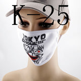 Anime Printed Mask Naruto/Tokyo Ghoul/Attack on Titan Mask Reusable Face Shield Breathable mask