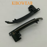 KIBOWEAR Dynamic Blinker Mirror Light for Audi A3 8P A4 A5 B8 Q3 A6 C6 4F S6 LED Turn Signal Side Indicator S4 S5 S6 A8 D3 8K S8