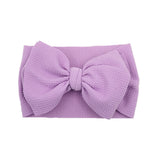 New Baby Girls Headband Toddler Big Bow Hairband Cute Solid Stretch Turban Big Knot Head Wrap Head wear