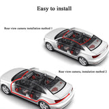 HD 1080P Car Dvr Mirror Video Recorder 2 Lenns Loop Recording With Parking Video 250mAh Built-in Battery Car Camera