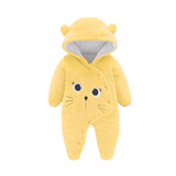 LZH Baby Winter Clothes Newborn Baby Girls Overall Autumn Long Sleeve Baby Romper For Baby Boys Jumpsuit Costume Infant Clothing
