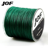JOF 500M 300M 100M Multicolour PE Braided Wire 4 Strands Multifilament Japanese Fishing Line