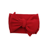 New Baby Girls Headband Toddler Big Bow Hairband Cute Solid Stretch Turban Big Knot Head Wrap Head wear