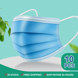 100PCS Disposable 3 Layer Filter Protective Mask