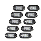10PCS Warning Lights LEDs Diode Light Trailer Truck Yellow Orange White Red LED Side Marker Lamp 12V 24V