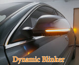 KIBOWEAR Dynamic Blinker Mirror Light for Audi A3 8P A4 A5 B8 Q3 A6 C6 4F S6 LED Turn Signal Side Indicator S4 S5 S6 A8 D3 8K S8