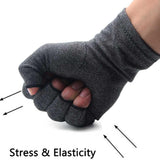 1 Pair Compression Arthritis Gloves Premium Arthritic Joint Pain Relief Hand Gloves Therapy Open Fingers Compression Gloves - shopwishi 