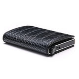 Man Women Smart Wallet Business Card Holder Hasp Rfid Wallet Aluminum Metal Credit Business Mini Card Wallet