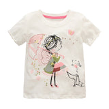 Toddler Girl's Short Sleeve Cotton Top