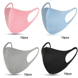 Cool Silk Cotton Face Mouth Mask for Man Woman Washable Reusable Anti Dust Windproof Mouth-muffle Mask Breathable PM2.5