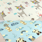200*180cm  Foldable Cartoon Baby Play Mat Xpe Puzzle Children's Mat Baby Climbing Pad Kids Rug Baby Games Mats