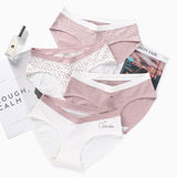 5544# 2 PcS/Bag Sexy Printed Cotton Maternity Panties