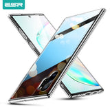 ESR for Samsung note 10 Plus Glass Case for Samsung Galaxy Note 10 A51 S20 Plus Ultra Luxury Cover Bumper Tempered glass Case