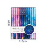 3pc/lot Constellation Gel Pen Novelty 0.5mm Starry Black Ink Pen for Girl Gift Student Stationery School Writing Office Supplies