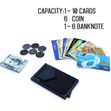Men Business Aluminum  Cash ID Card Holder RFID Blocking Slim Metal Wallet Coin Purse card case  credit card wallet rfid wallet