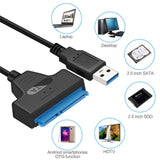 Congdi USB SATA 3 Cable Sata To USB 3.0 Adapter UP To 6 Gbps Support 2.5Inch External SSD HDD Hard Drive 22 Pin Sata III A25