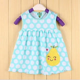 Cotton Flower Design Dress for Kids