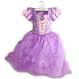 Dressy Girls Princesses Dress up Snow Queen Anna Belle Snow White Sleeping Beauty Costume Kids Fancy Unicorn Evil Queen Minnie