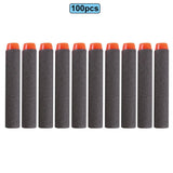 100pcs For Nerf Bullets EVA Soft Hollow Hole Head 7.2cm Refill Bullet Darts for Nerf Toy Gun Accessories for Nerf Blasters