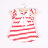 New Baby Dresses Pattern Print Lemon Cartoon Birthday Dress Female Baby Summer Clothes Kids Girl Clothes