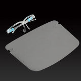 10 Plastic Full Face Shield Cover Anti Oil Spitting Protective Isolation Mask PET Tranparent Dustproof Facial Protection Visor - shopwishi 