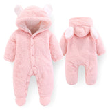 LZH Baby Winter Clothes Newborn Baby Girls Overall Autumn Long Sleeve Baby Romper For Baby Boys Jumpsuit Costume Infant Clothing