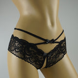 Woman Sexy Panties Erotic crotchless g-string Porn Lace transparent open crotch underwear Underpants sexy thong Tanga Women Sexy