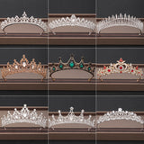 Wedding Crown Hair Jewelry Bridal Headpiece woman Baroque Rhinestones Crystal Tiaras Bride Party Crowns Wedding Hair Accessories