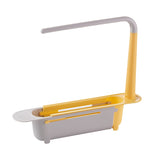 Telescopic Sink Shelf Kitchen Sinks Organizer Soap Sponge Holder