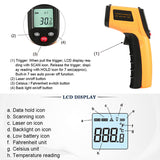 New GM320 LCD IR Infrared Thermometer Non-Contact Digital Pyrometer Temperature Meter  Point -50~380 Degree Termometr