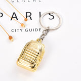 PUBG Keychain Keyring PLAYERUNKNOWNS BATTLEGROUNDS Cosplay Special Force Helmets Metal Key Ring Accessory Props