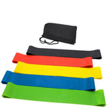17Pcs/Set Latex Resistance Bands Gym Door Anchor Ankle Straps With Bag Kit Set Yoga Exercise Fitness Band Rubber Loop Tube Bands