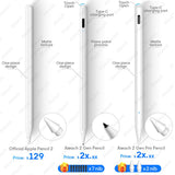 For Stylus Pen Apple Pencil 2 For iPad Pro 11 12.9 2020 9.7 2018 Air 3 10.2 2019 Mini 5 For iPad Pencil with Palm Rejection Pen