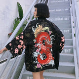 Japanese Female Style Yukata Kimono Cardigan
