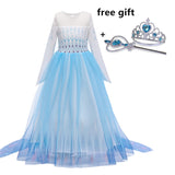 2022 Baby Girl Princess Dress for Girls Halloween Carnival Party Dress up Birthday Costume Children Clothing Vestidos