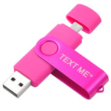 TEXT ME usb flash drives OTG pen drive  pendrive usb stick  4gb 8gb 16gb 32gb 64gb usb2.0 OTG