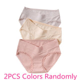 5544# 2 PcS/Bag Sexy Printed Cotton Maternity Panties