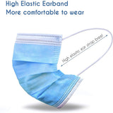 24 hours Shipping 100Pcs Disposable Anti dust Protective Mask 3 Protect Layers Filter Earloop Mouth Dustproof Mask respirator