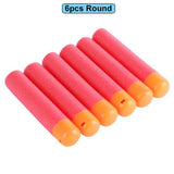 100pcs For Nerf Bullets EVA Soft Hollow Hole Head 7.2cm Refill Bullet Darts for Nerf Toy Gun Accessories for Nerf Blasters