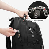 Waterproof 17 Inch Laptop Compartment and USB Charging Travel Backpack