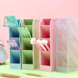 Sharkbang Kawaii Large Capacity Desk Pen Holder Pencil Makeup Storage Box Desktop Organizer Stand Case School Office Stationery