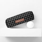 Cute Kawaii Canvas Pencil Case High Capacity Pen Bags Cute Letter Pencil Bags For Girls Gift School Supplies Korean Stationery