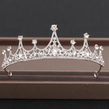 Wedding Crown Hair Jewelry Bridal Headpiece woman Baroque Rhinestones Crystal Tiaras Bride Party Crowns Wedding Hair Accessories