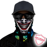 3D Skull Skeleton Balaclava Seamless Motorcycle Neck Face Shield Mask Scarf Bicycle Hunting Outdoor Anti-UV Bandana Headband
