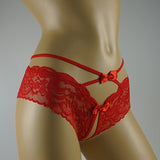 Woman Sexy Panties Erotic crotchless g-string Porn Lace transparent open crotch underwear Underpants sexy thong Tanga Women Sexy