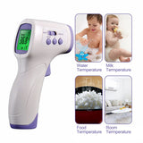 Infrared Forehead Digital Thermometer Gun IR Laser Non Contact Thermometer with 3 Color Backlight Display for Baby Adults sensor